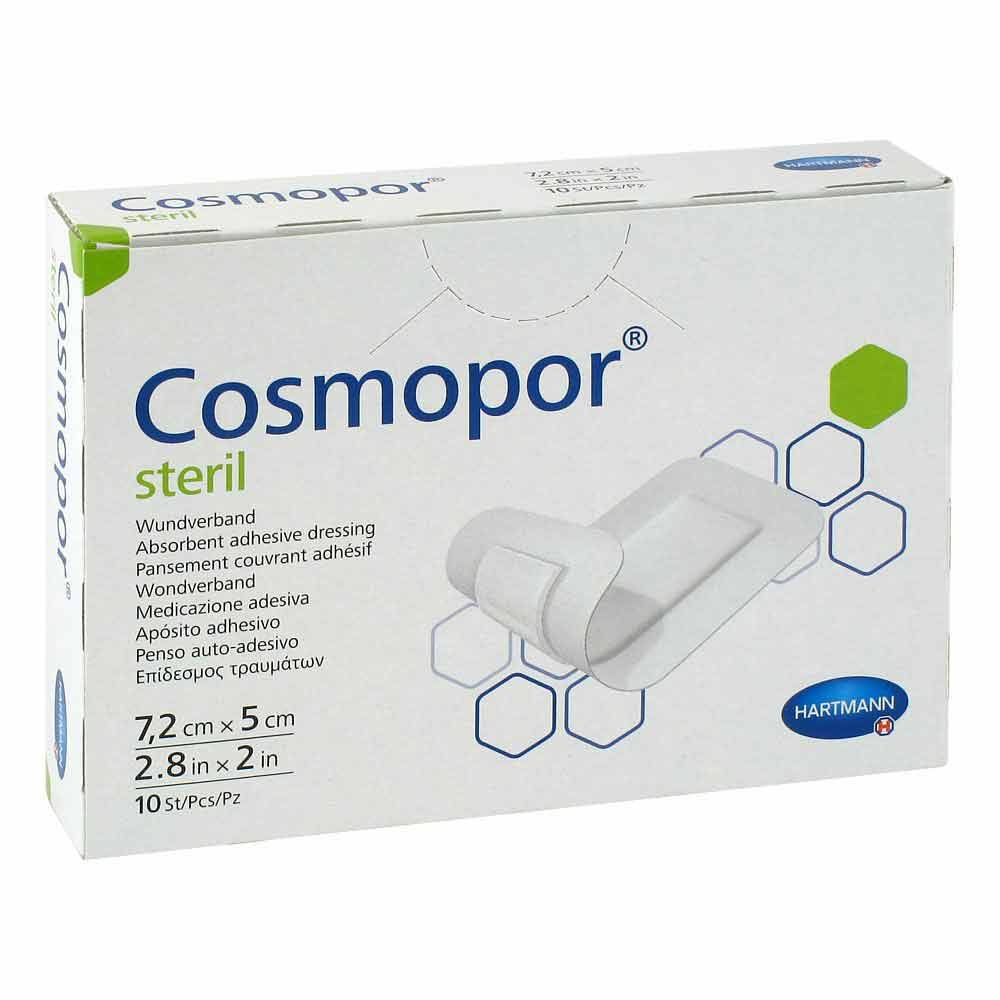 Cosmopor Steril Wundverband 5x7,2 Cm (10 stk)