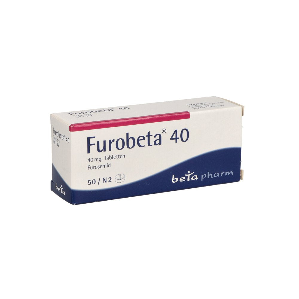 Das Produktfoto zeigt Furobeta 40 Tabletten (50 stk) PZN 04967354