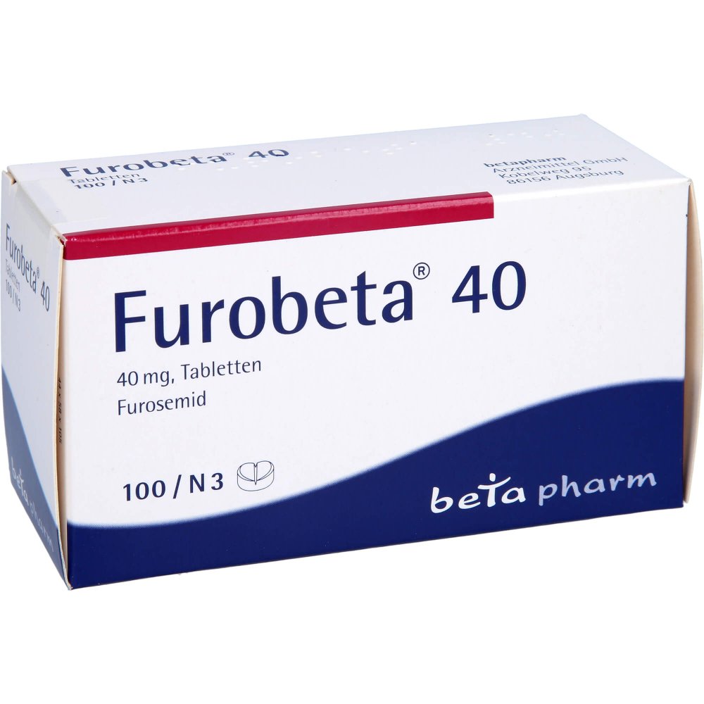 Das Produktfoto zeigt Furobeta 40 Tabletten (100 stk) PZN 04967360