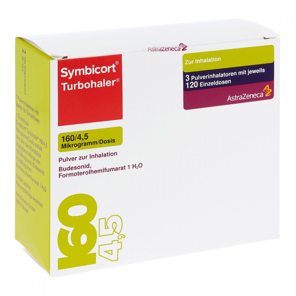 Symbicort Turbohaler 160/4,5 Μg/Dosis 120 Ed (3 stk)