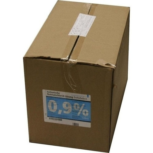 Das Produktfoto zeigt Isotonische Nacl 0,9% Deltamedica Inf.-Lsg.Plastik (10X1000 ml) PZN 04974940
