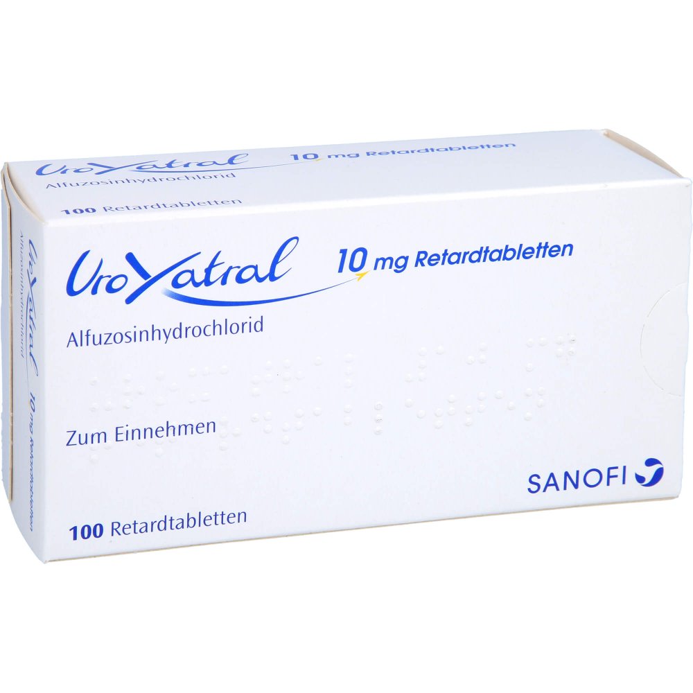 Das Produktfoto zeigt Uroxatral 10 Mg Retardtabletten (100 stk) PZN 04975684