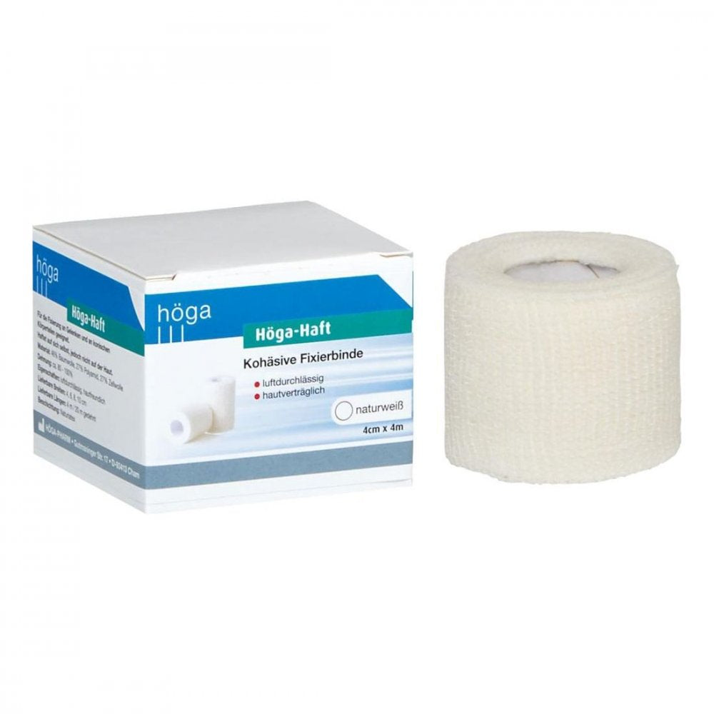 Das Produktfoto zeigt Höga-Haft Fixierbinde 4 Cmx4 M (1 stk) PZN 04977364