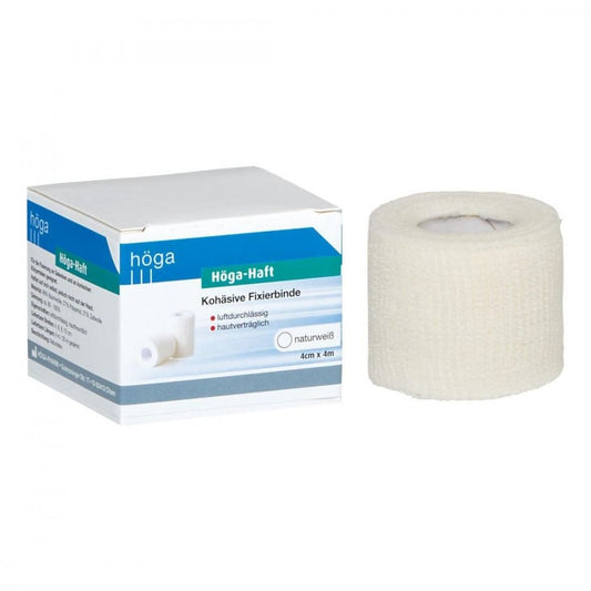 Das Produktfoto zeigt Höga-Haft Fixierbinde 4 Cmx4 M (1 stk) PZN 04977364