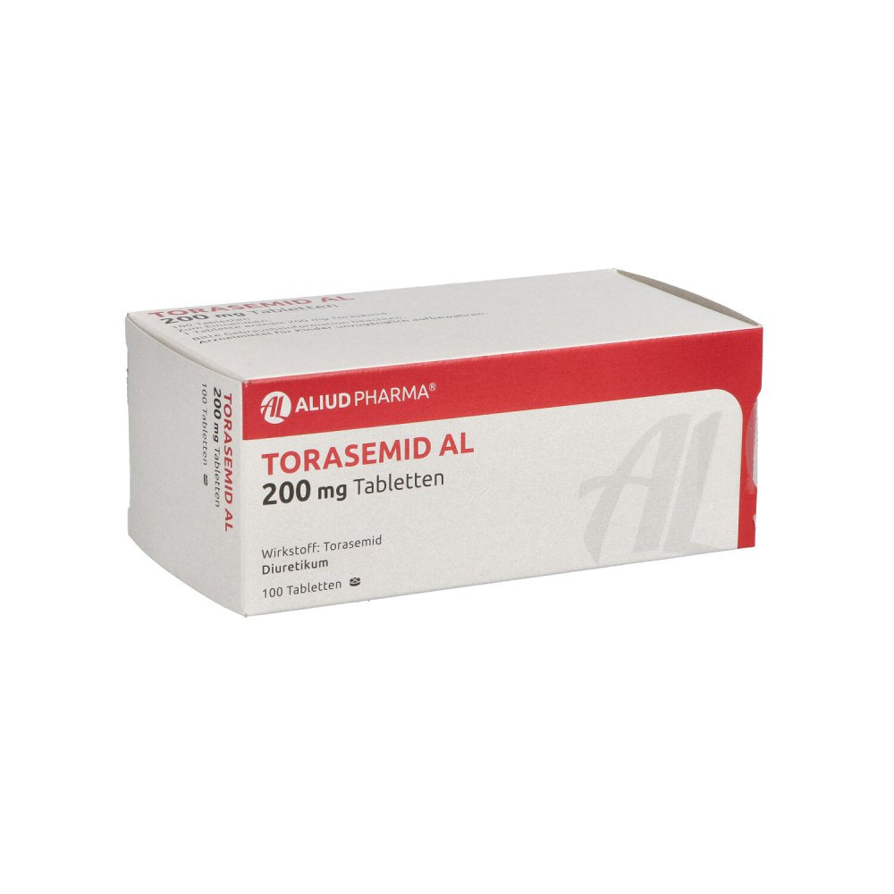 Das Produktfoto zeigt Torasemid Al 200 Mg Tabletten (100 stk) PZN 04992978
