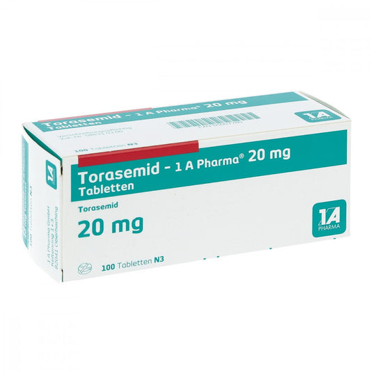 Torasemid-1a Pharma 20 Mg Tabletten (100 stk)