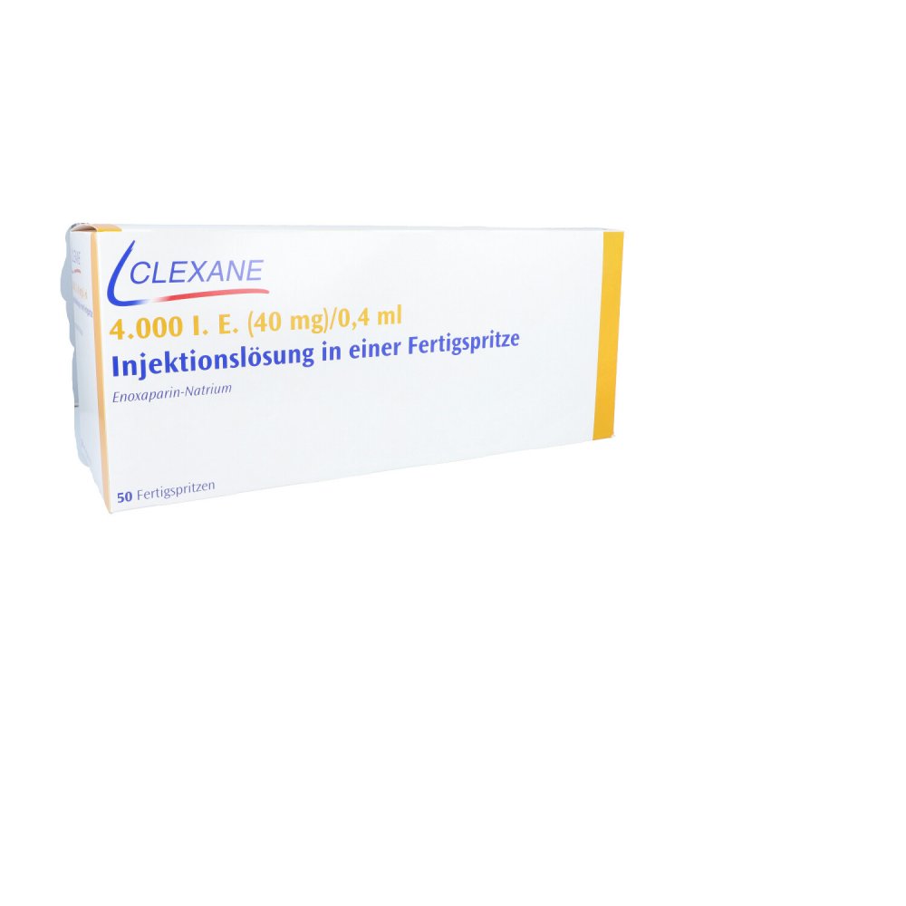 Clexane 4.000 I.E. 40mg/0,4ml Ilo F.Sp.+Sich-Sys. (50 stk)