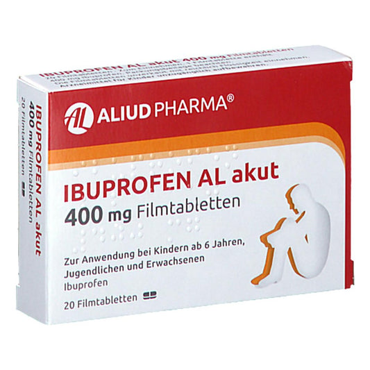 Ibuprofen Al Akut 400 Mg Filmtabletten (20 stk)