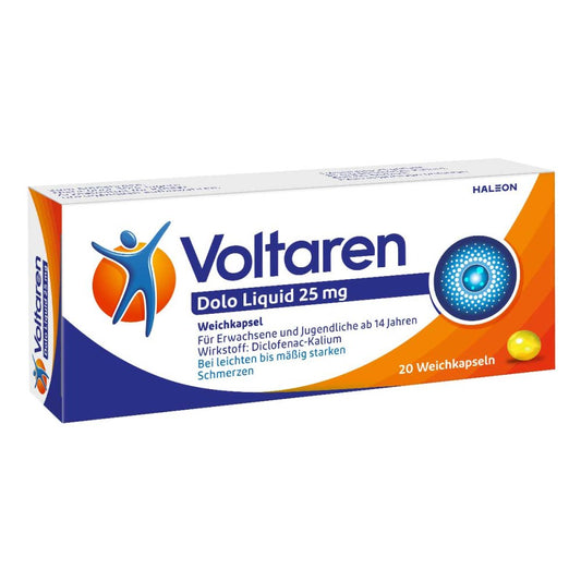 Voltaren Dolo Liquid 25 Mg Weichkapseln (20 stk)