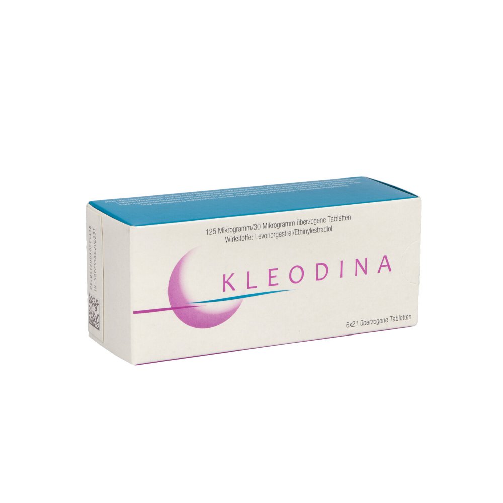 Kleodina 125 Mikrogramm/30 Mikrogramm Üb.Tabl. (6X21 stk)