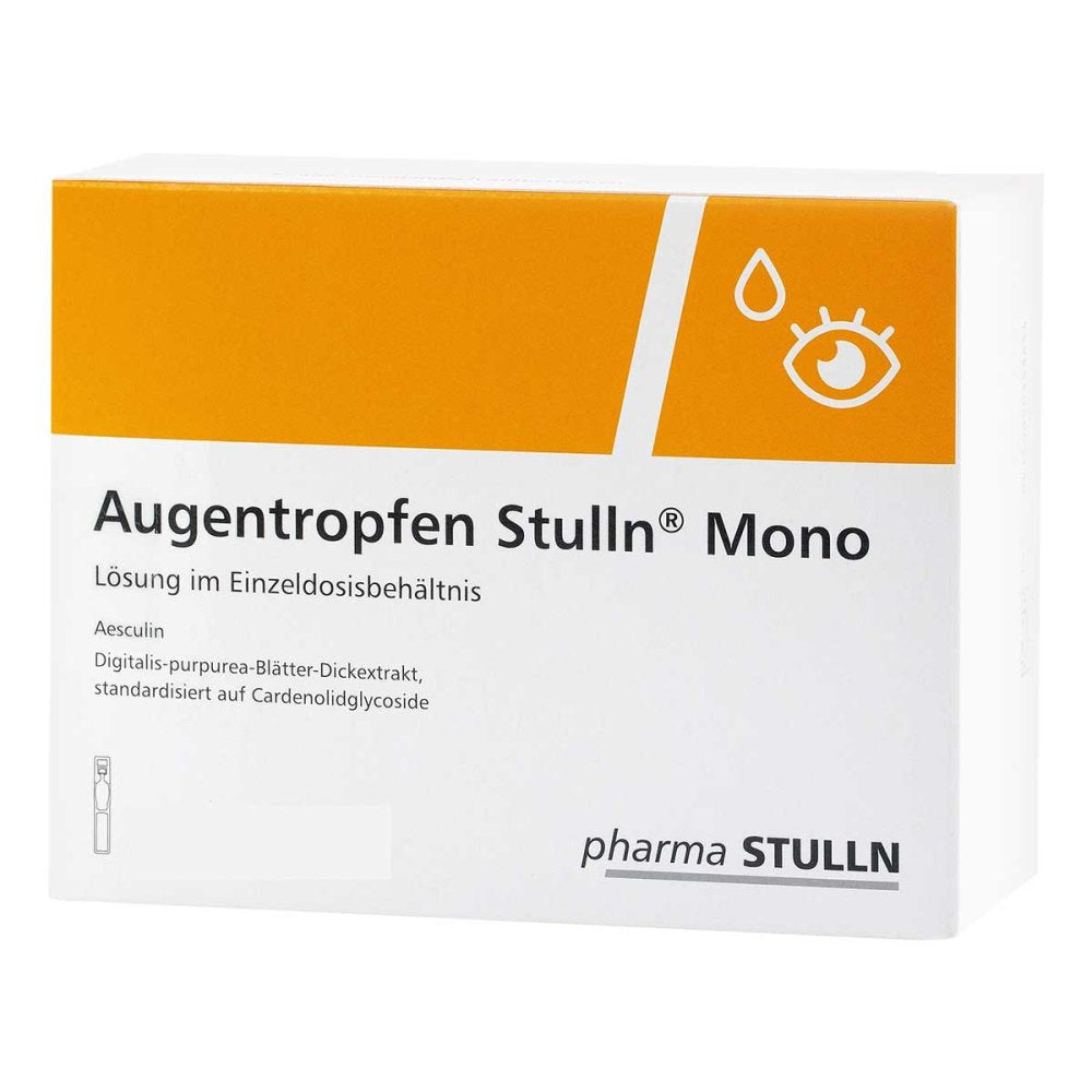 Das Produktfoto zeigt Augentropfen Stulln Mono Einzeldosisbehältnis (60X0.4 ml) PZN 05035871