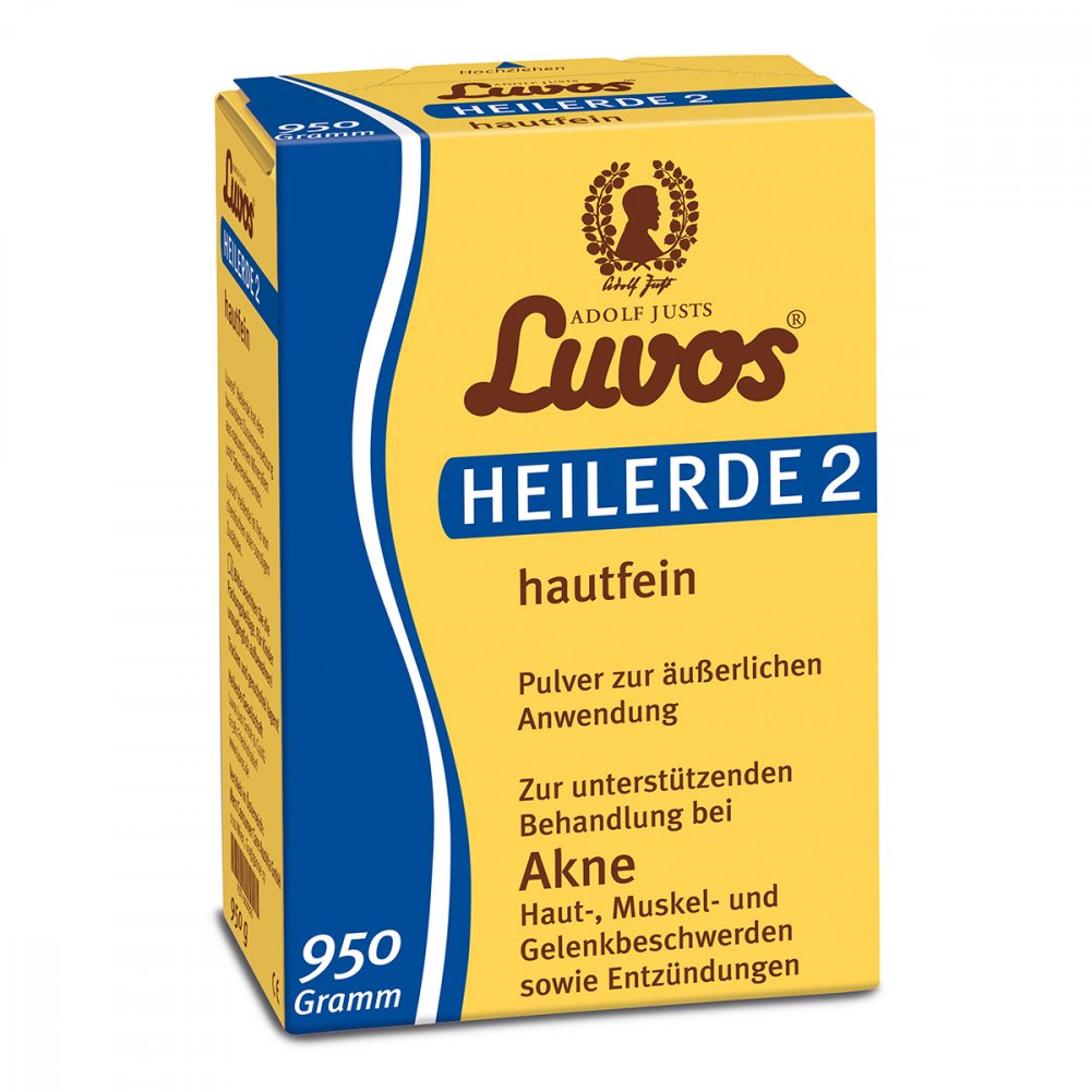 Das Produktfoto zeigt Luvos Heilerde 2 Hautfein (950 g) PZN 05039225