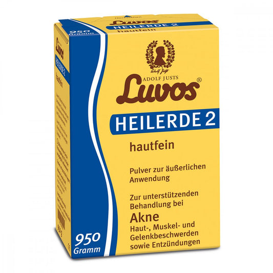 Das Produktfoto zeigt Luvos Heilerde 2 Hautfein (950 g) PZN 05039225