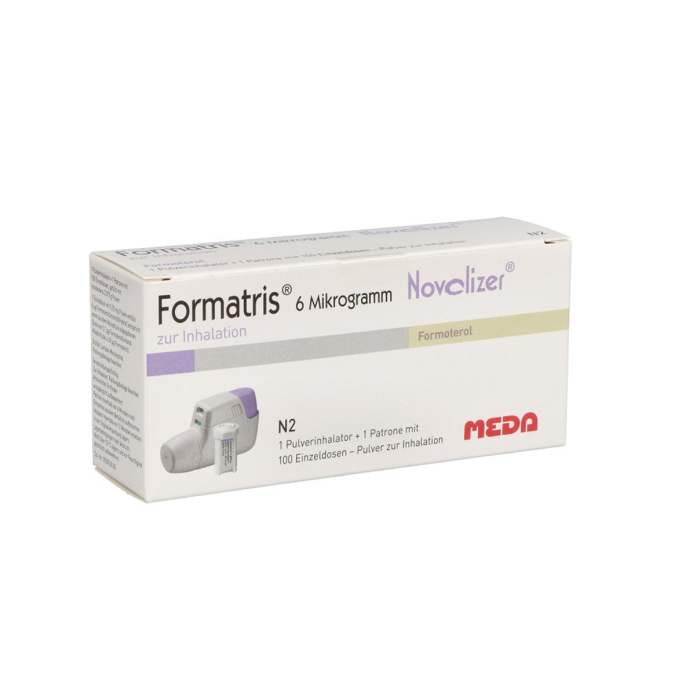 Formatris 6μg Novolizer 1x100 Ed Inhalator+Patrone (1 stk)