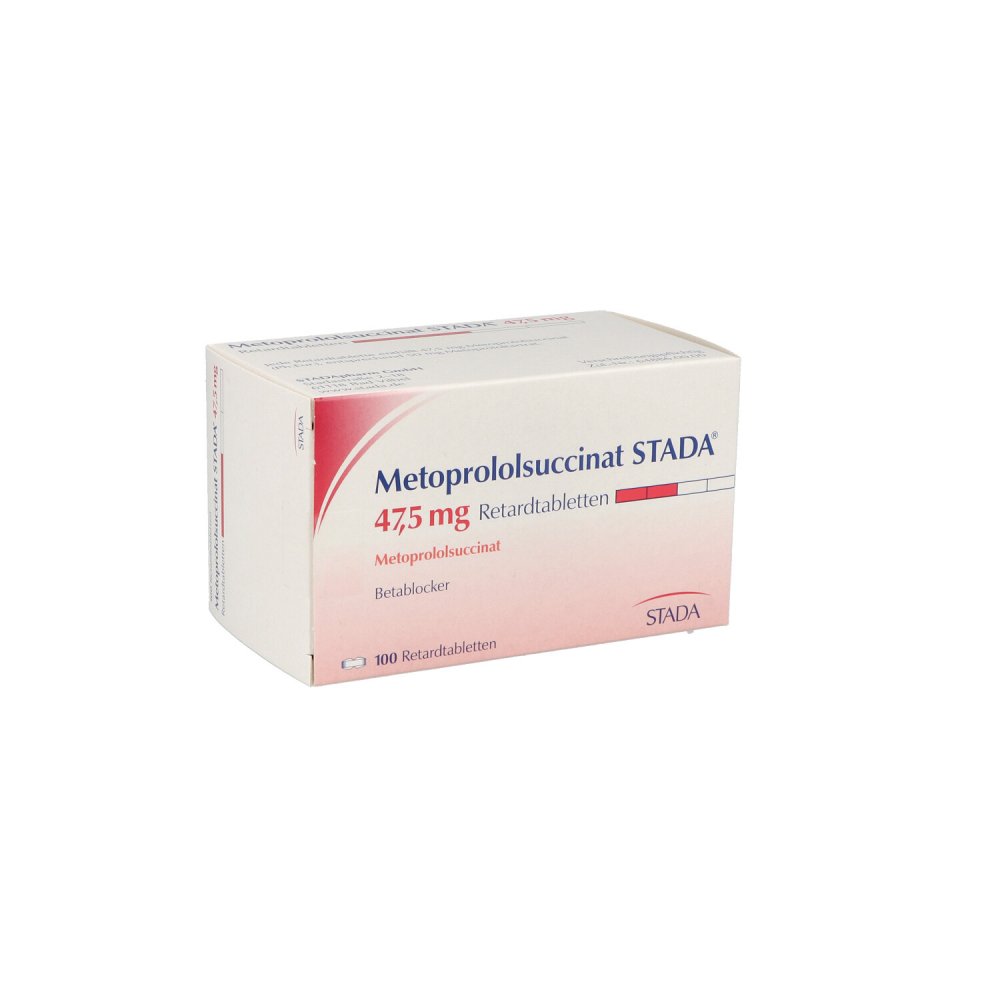 Metoprololsuccinat Stada 47,5 Mg Retardtabletten (100 stk)