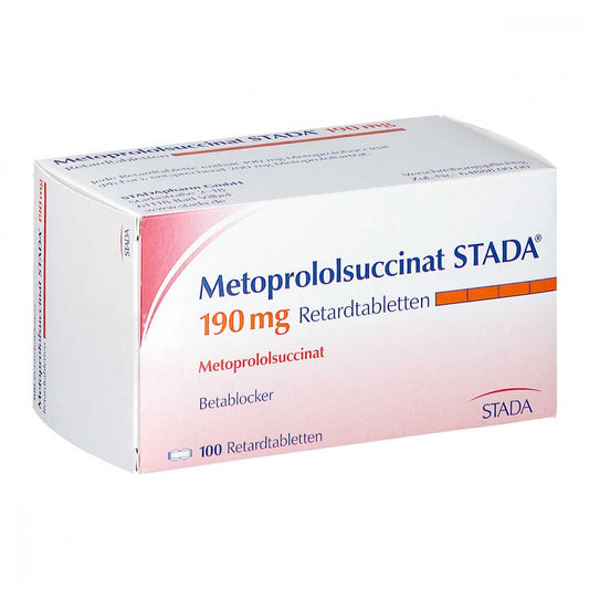 Metoprololsuccinat Stada 190 Mg Retardtabletten (100 stk)