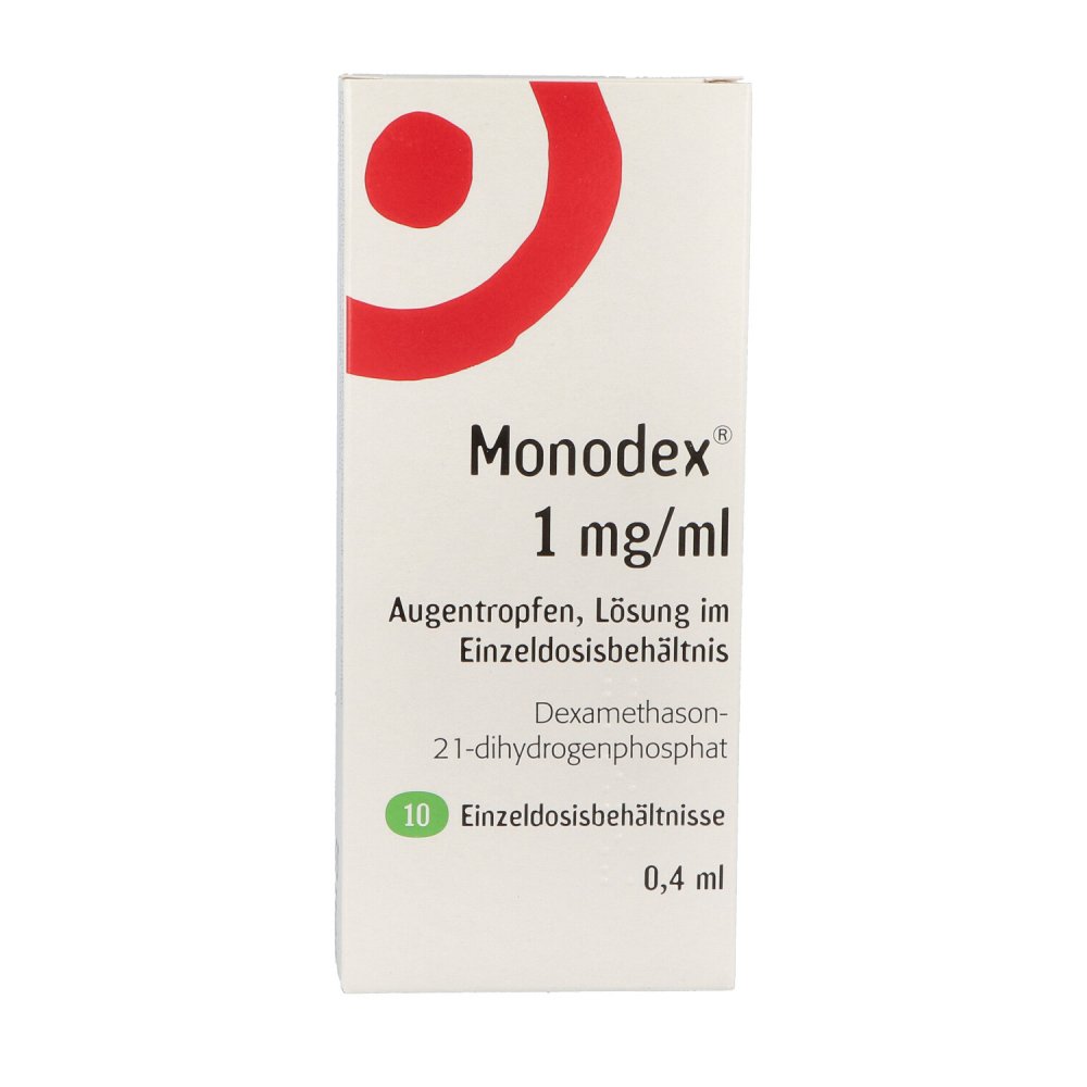 Monodex 1 Mg/Ml Augentropfen I.Einzeldosisbehältn. (10X0.4 ml)