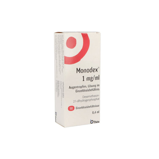 Monodex 1 Mg/Ml Augentropfen I.Einzeldosisbehältn. (50X0.4 ml)