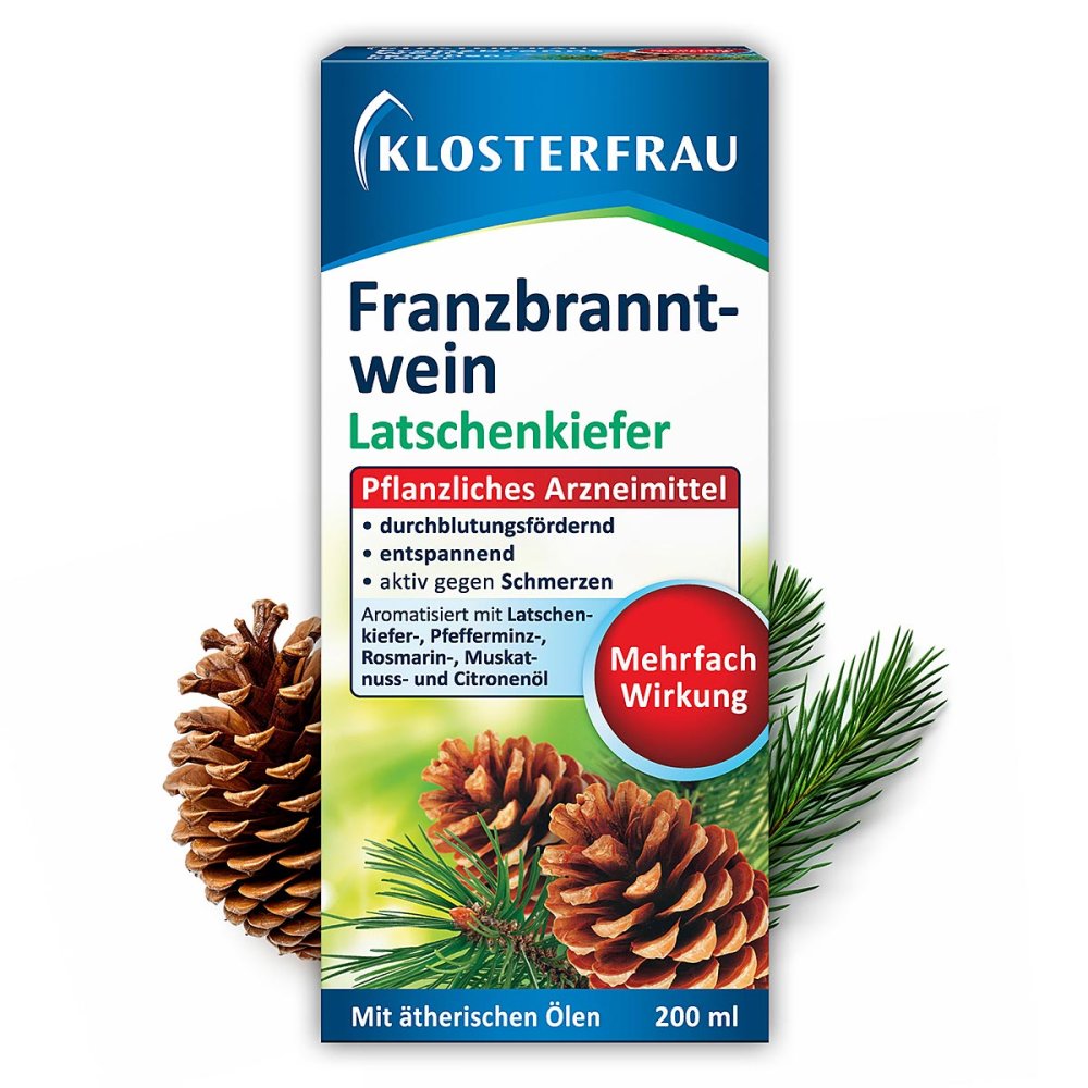 Klosterfrau Franzbranntwein Latschenk.Dosierfl. (200 ml)