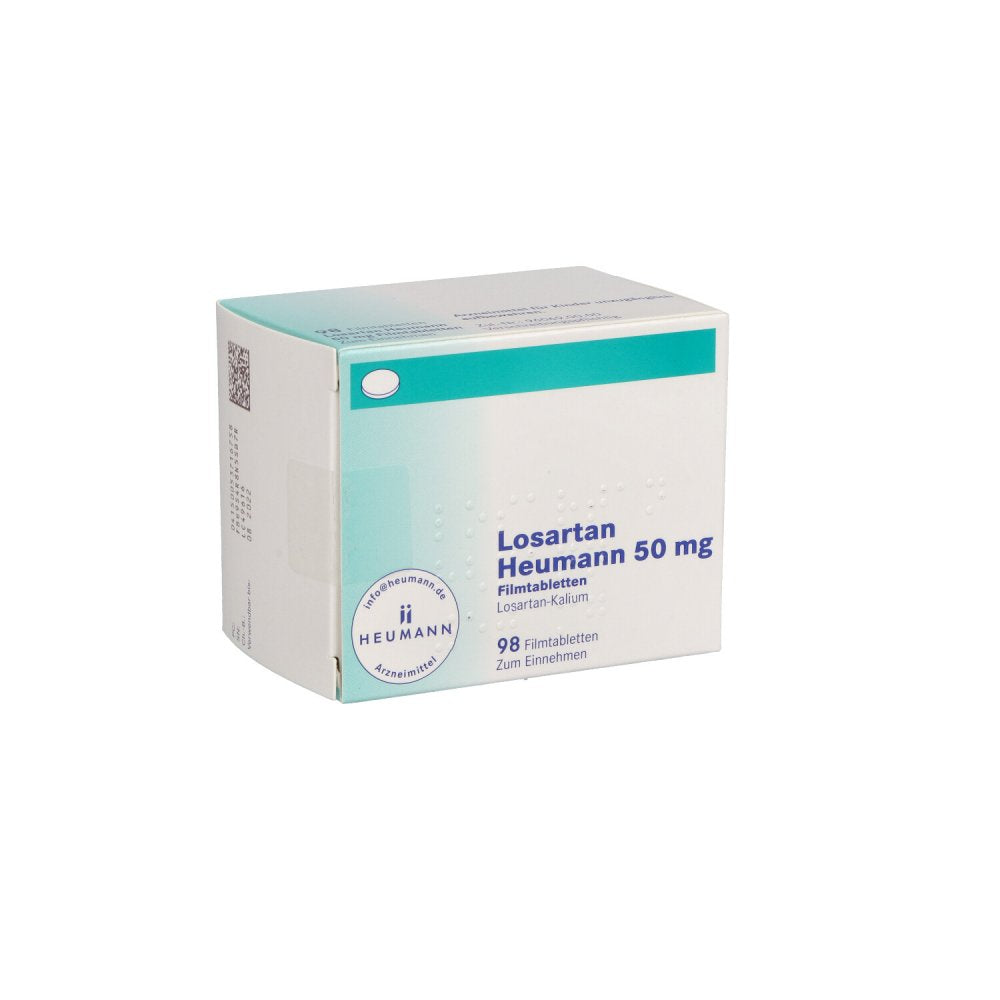 Losartan Heumann 50 Mg Filmtabletten (98 stk)