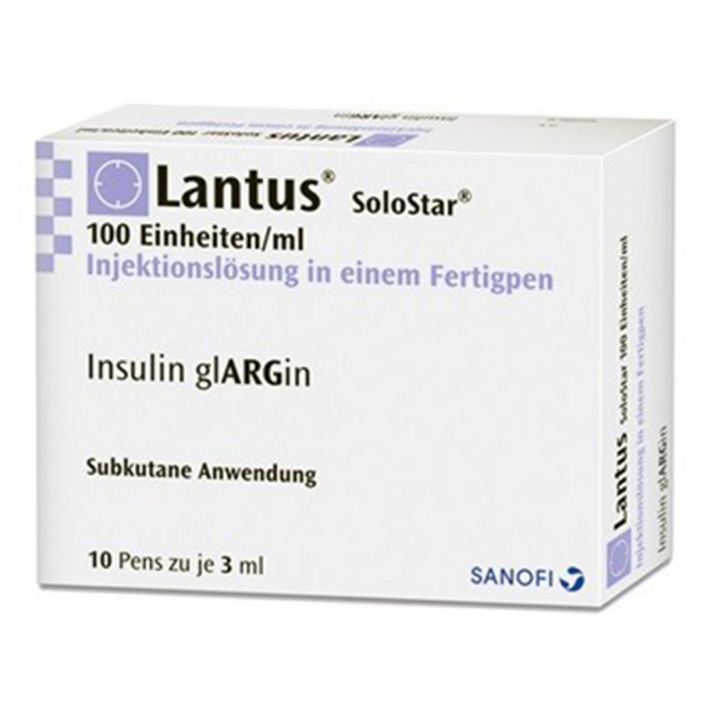 Lantus 100 E/Ml Solostar Inj.-Lsg.I.E.Fertigpen (10X3 ml)