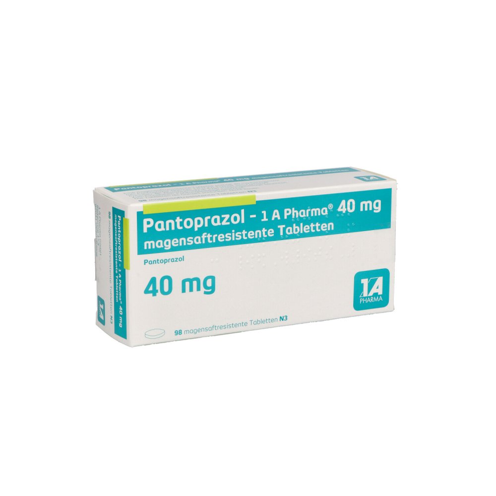 Pantoprazol-1a Pharma 40 Mg Magensaftres.Tabletten (98 stk)