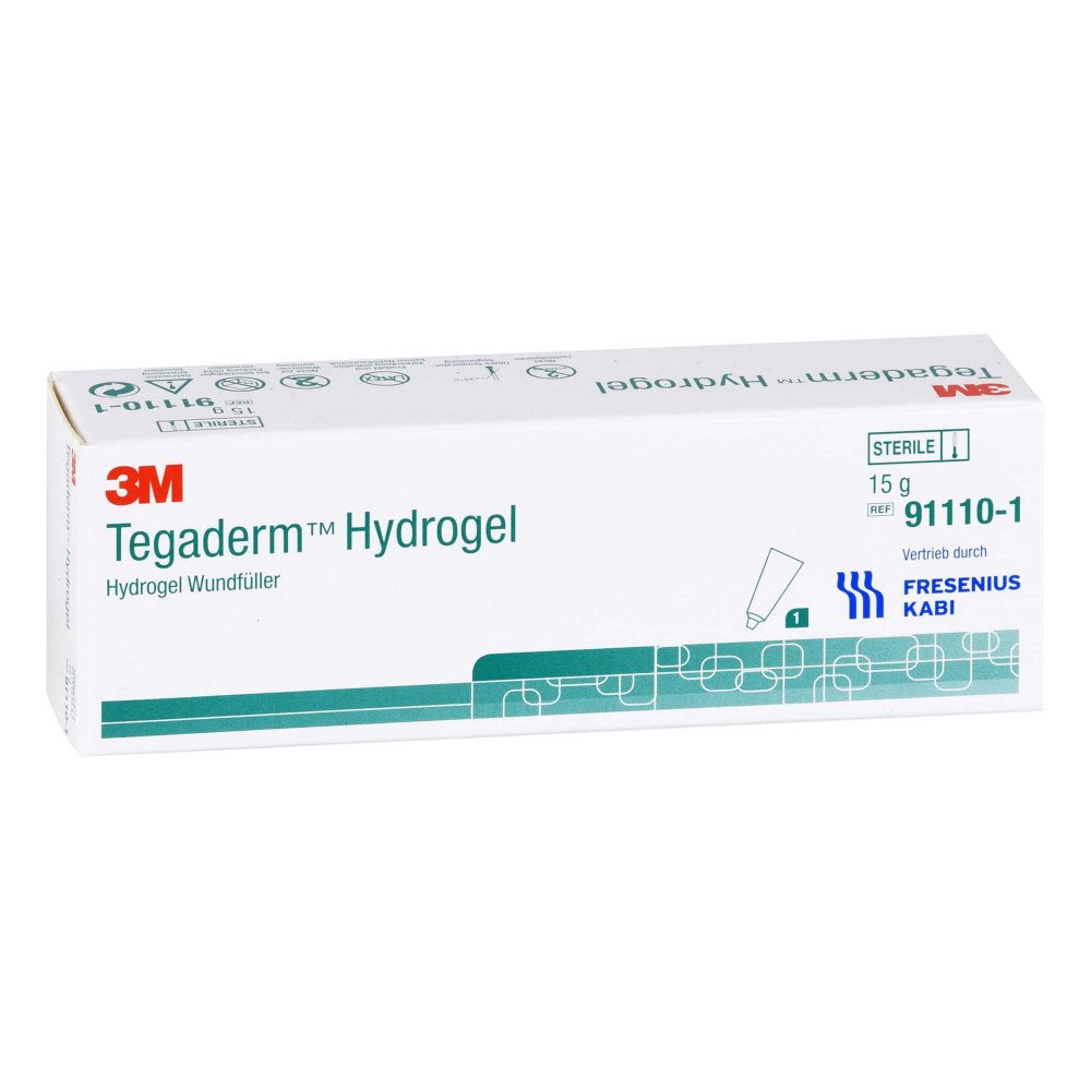 Das Produktfoto zeigt Tegaderm Hydrogel 91110-1 (15 g) PZN 05397812