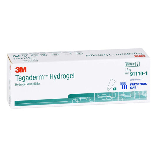 Das Produktfoto zeigt Tegaderm Hydrogel 91110-1 (15 g) PZN 05397812