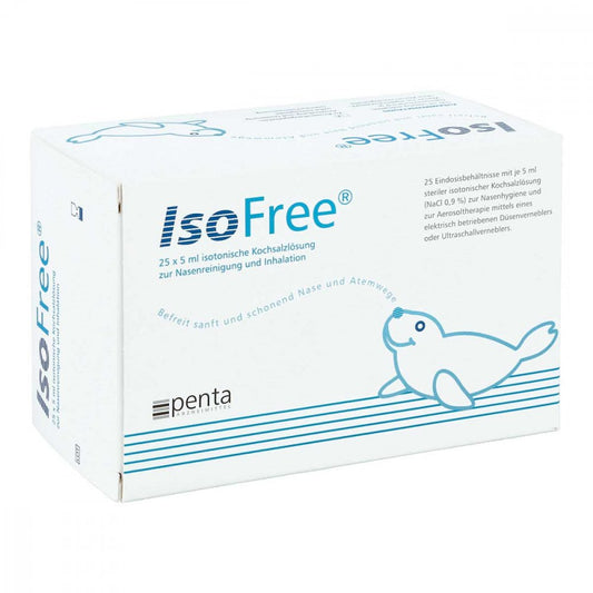 Isofree Isot.Kochsalzlsg.Z.Nasenspül.+Inh.Edp (25X5 ml)