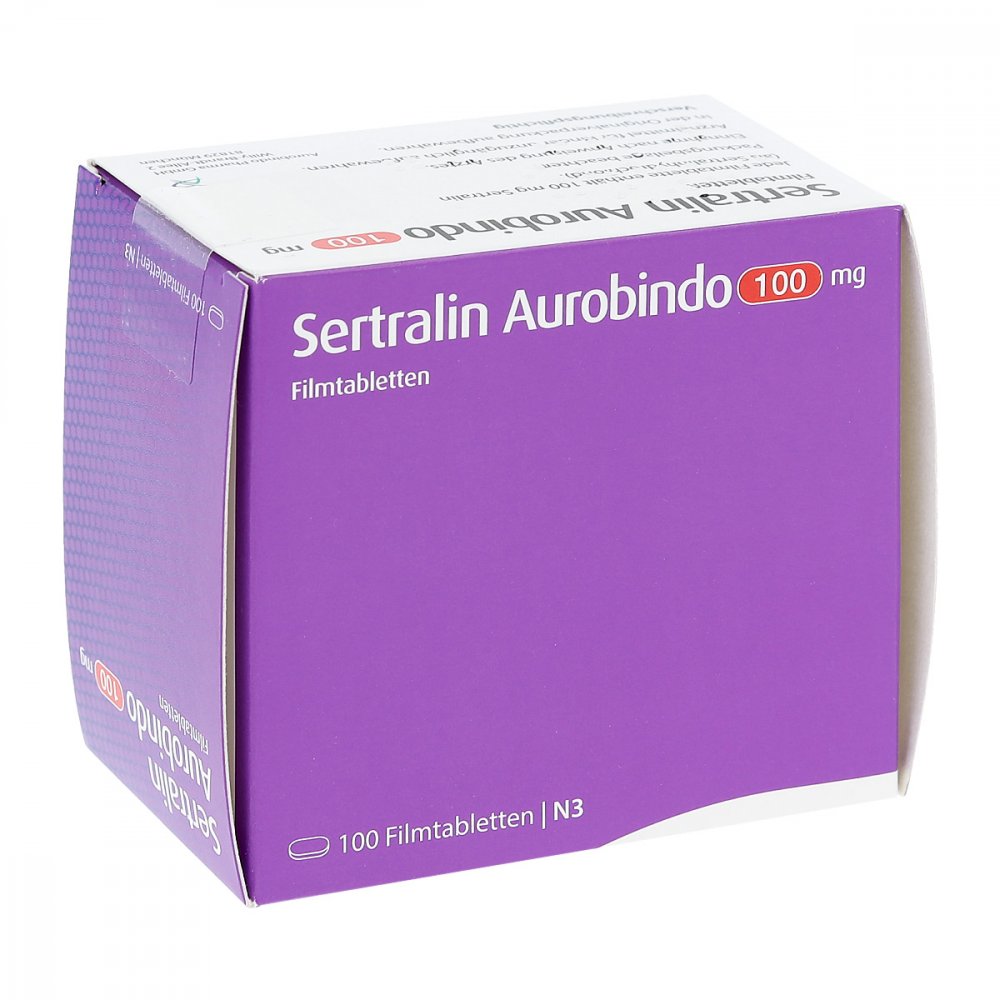 Sertralin Aurobindo 100 Mg Filmtabletten (100 stk)