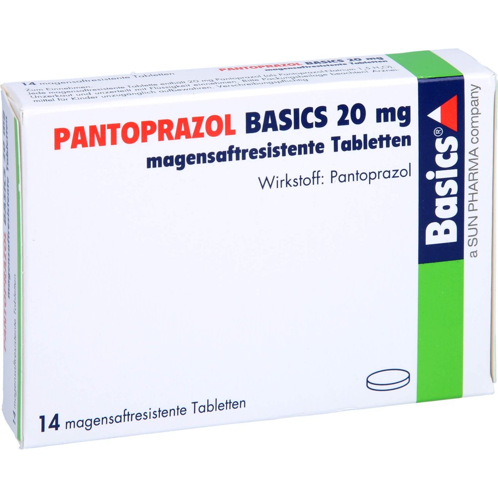 Pantoprazol Basics 20 Mg Magensaftres.Tabletten (14 stk)