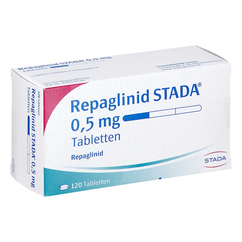 Repaglinid Stada 0,5 Mg Tabletten (120 stk)