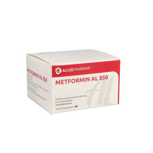 Metformin Al 850 Mg Filmtabletten (180 stk)