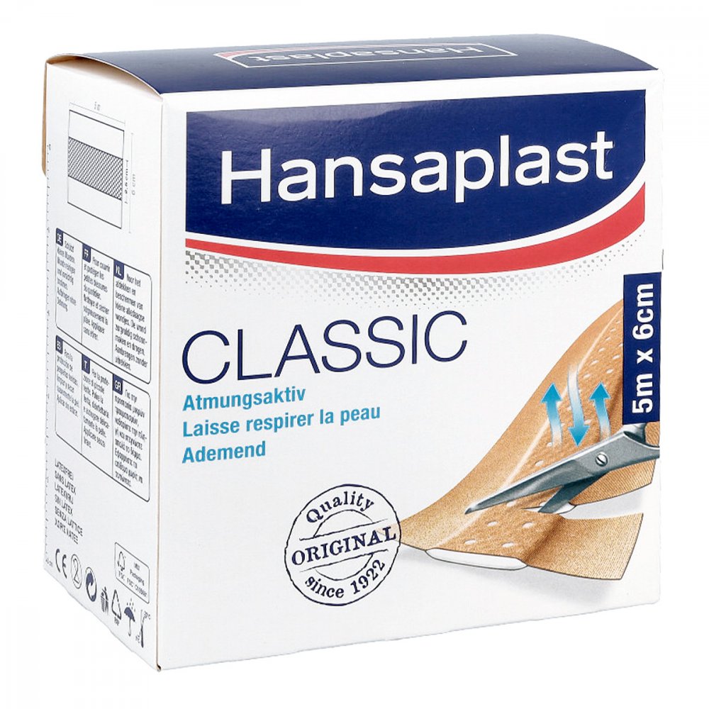 Hansaplast Classic Pflaster 6 Cmx5 M (1 stk)