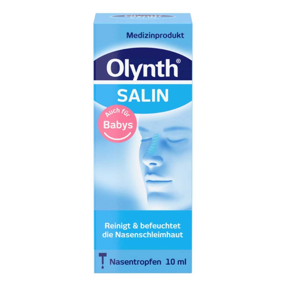 Das Produktfoto zeigt Olynth Salin Nasentropfen (10 ml) PZN 05507353
