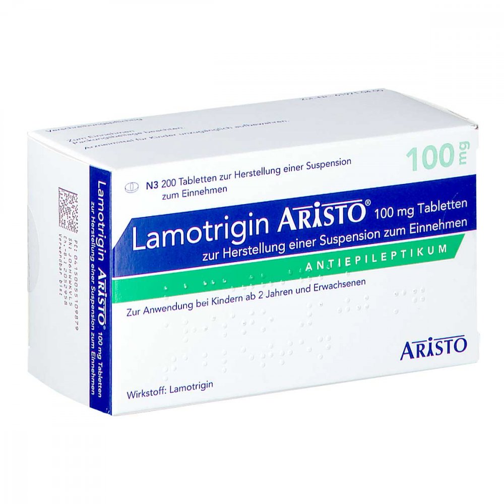 Lamotrigin Aristo 100 Mg Tab.Z.Her.E.Susp.Z.Einn. (200 stk)