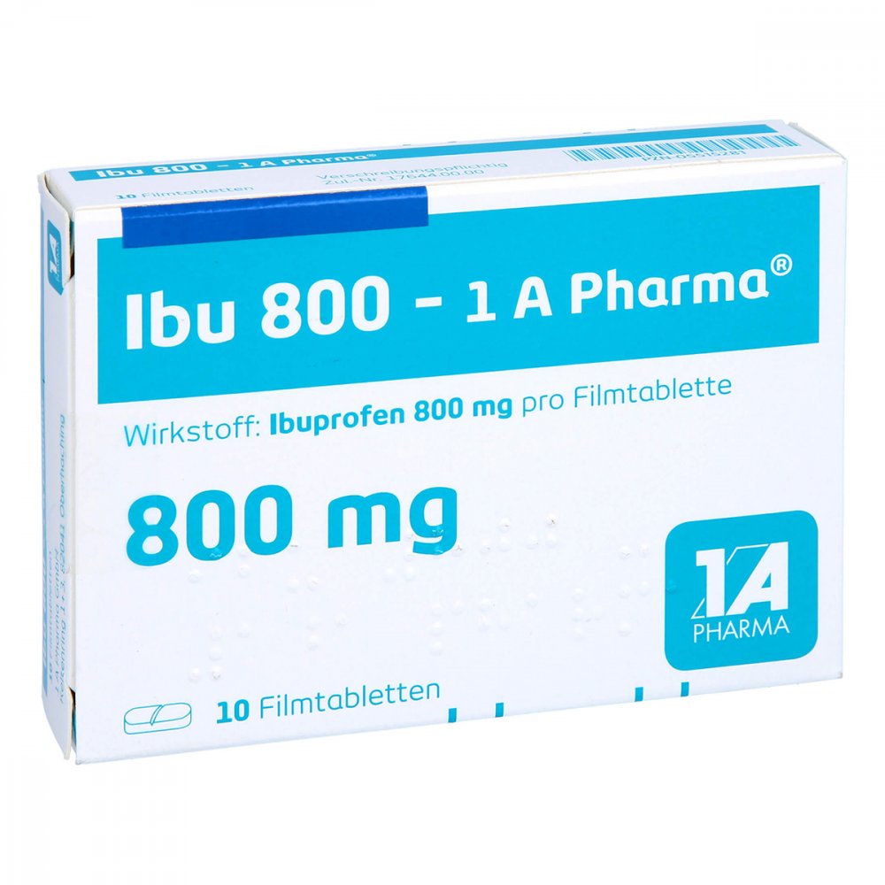 Ibu 800-1a Pharma Filmtabletten (10 stk)