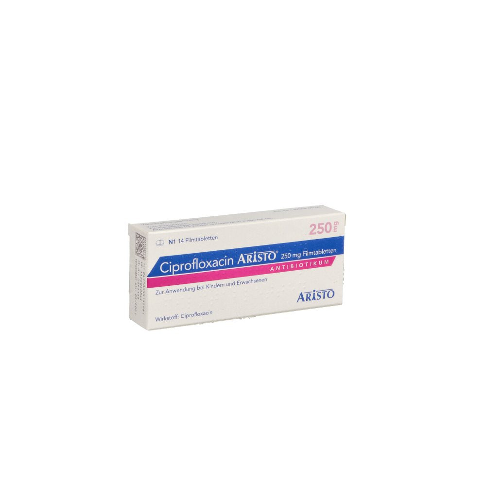 Ciprofloxacin Aristo 250 Mg Filmtabletten (14 stk)