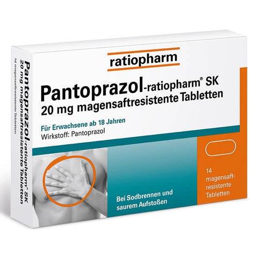 Pantoprazol-Ratiopharm Sk 20 Mg Magensaftres.Tabl. (14 stk)