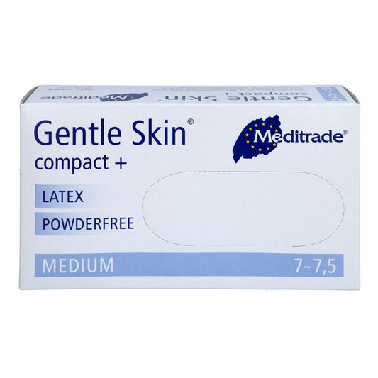 Das Produktfoto zeigt Gentle Skin Compact Unt.Handschuh Unsteril Gr.M (100 stk) PZN 05522430