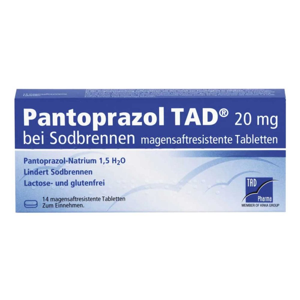 Pantoprazol Tad 20 Mg B.Sodbrenn. Magensaftr.Tabl. (14 stk)