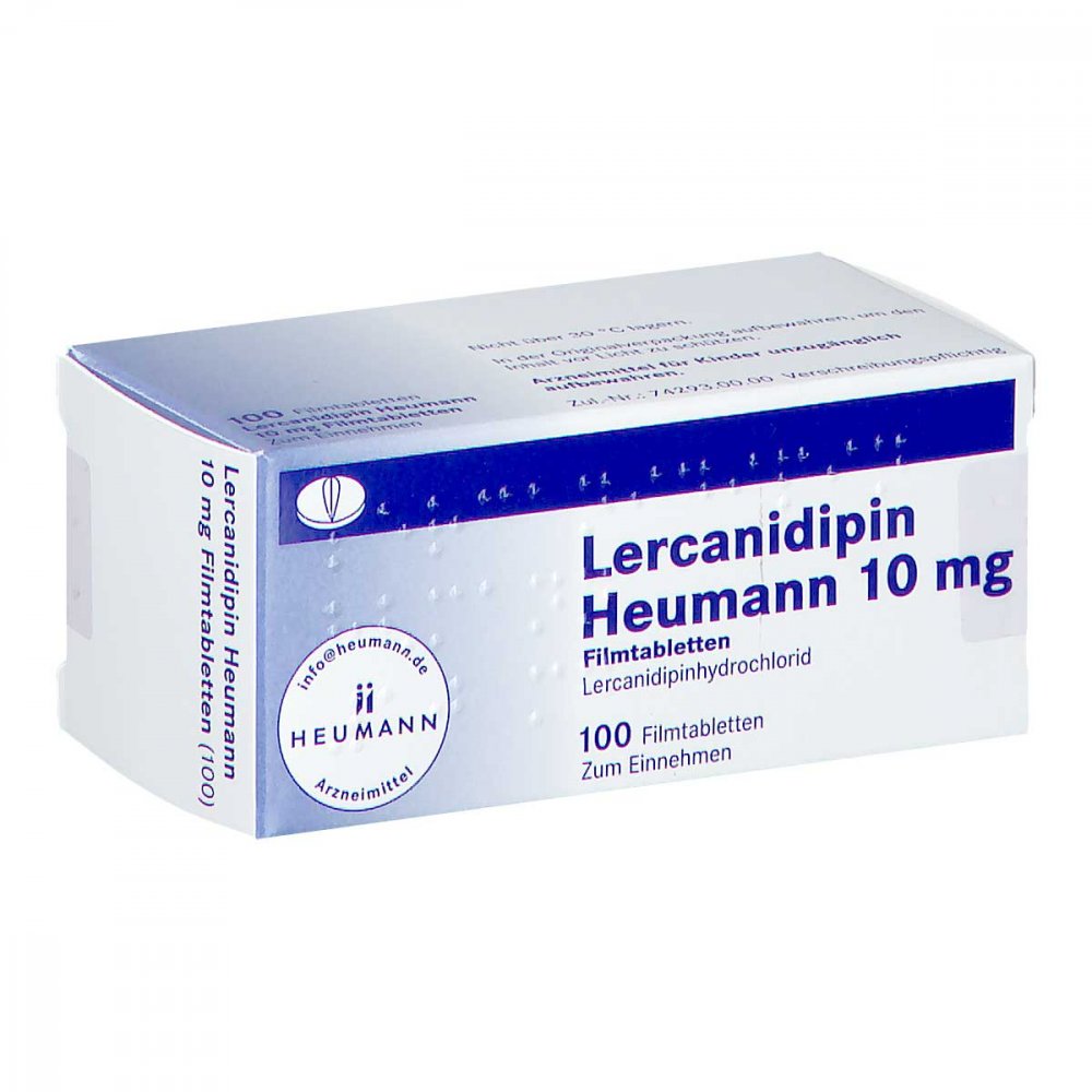 Lercanidipin Heumann 10 Mg Filmtabletten (100 stk)
