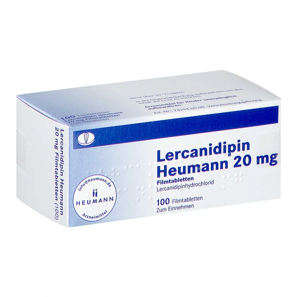 Lercanidipin Heumann 20 Mg Filmtabletten (100 stk)