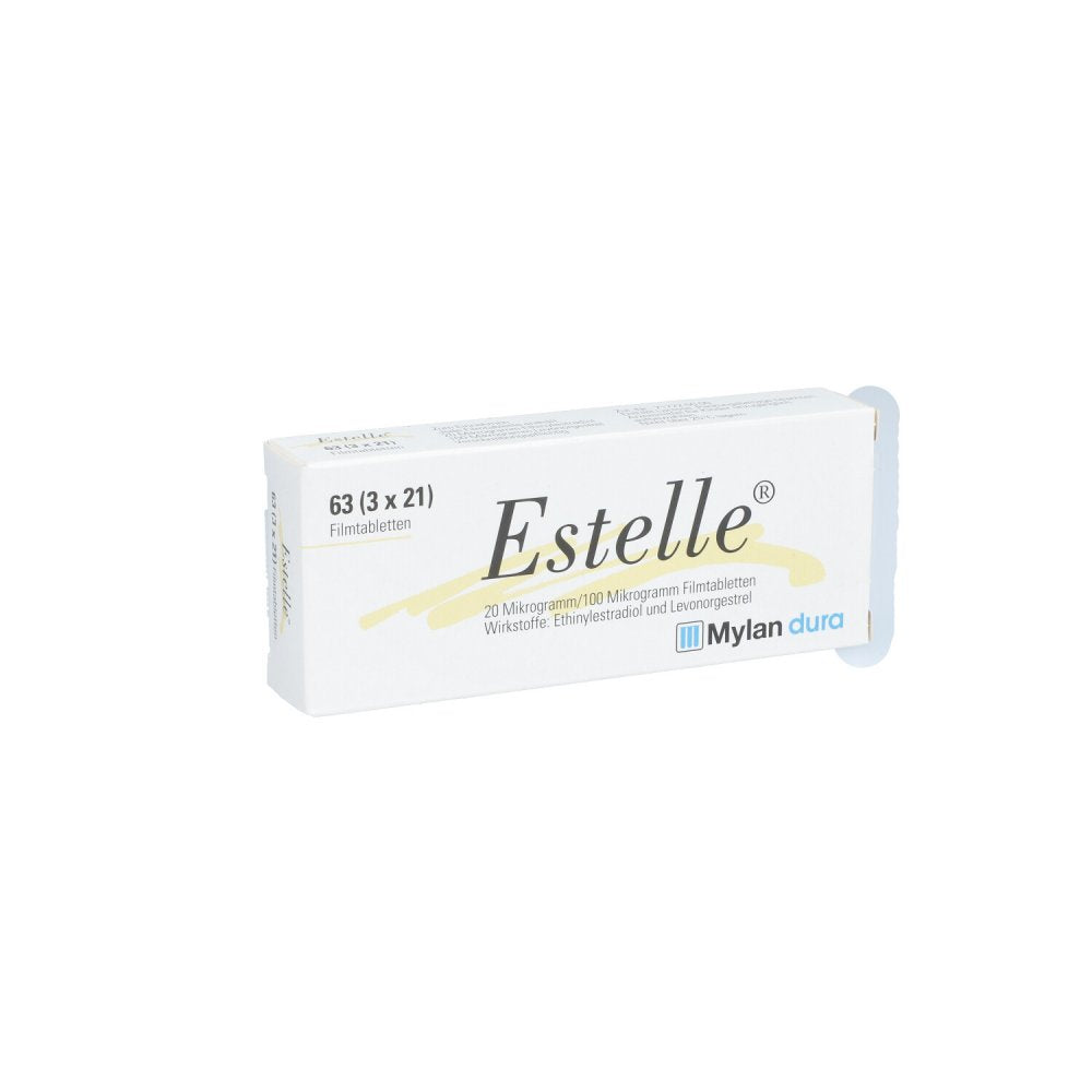 Das Produktfoto zeigt Estelle Filmtabletten (63 stk) PZN 05549771