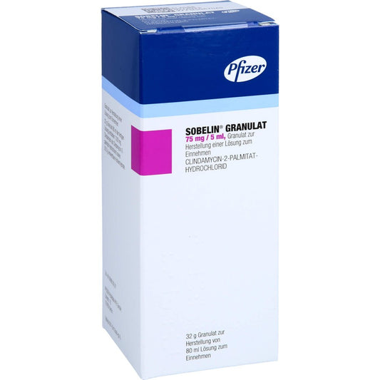 Das Produktfoto zeigt Sobelin Granulat (80 ml) PZN 05556423