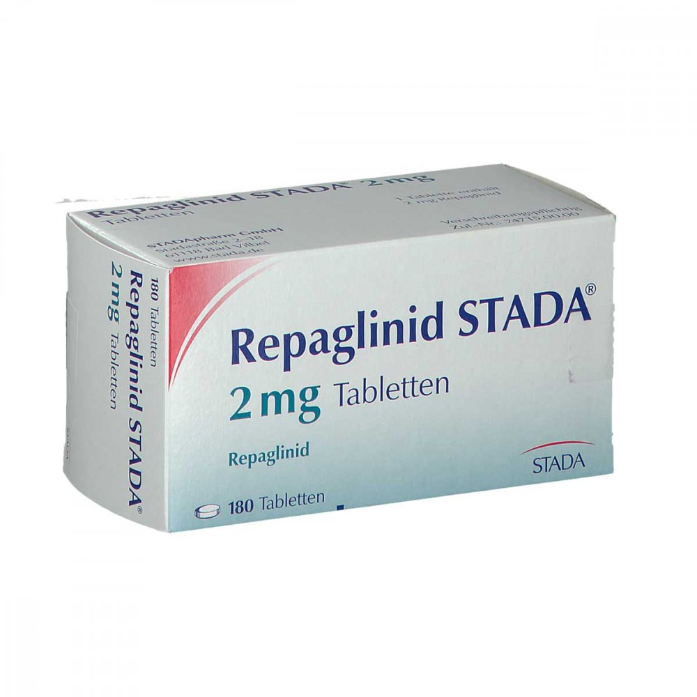 Repaglinid Stada 2 Mg Tabletten (180 stk)