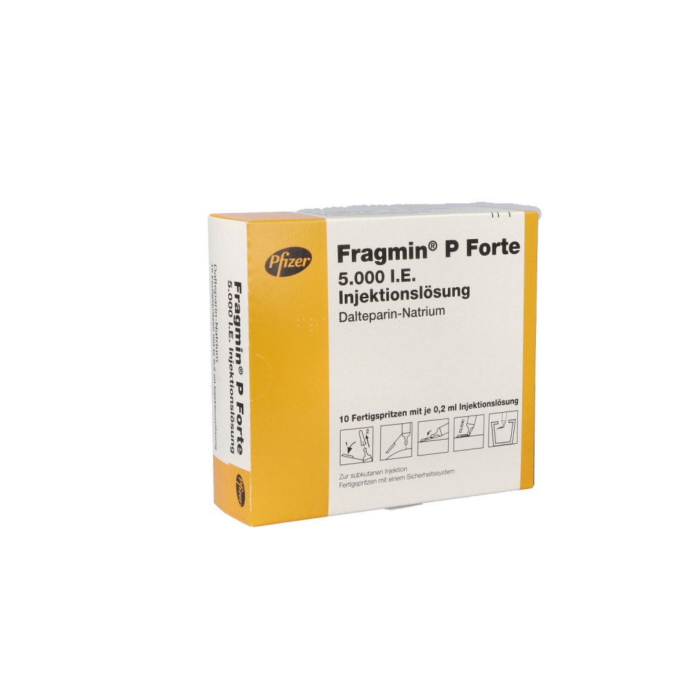 Fragmin 5.000 I.E. P Forte Inj.L.I.E.Fs.M.Sich-Sy. (10 stk)