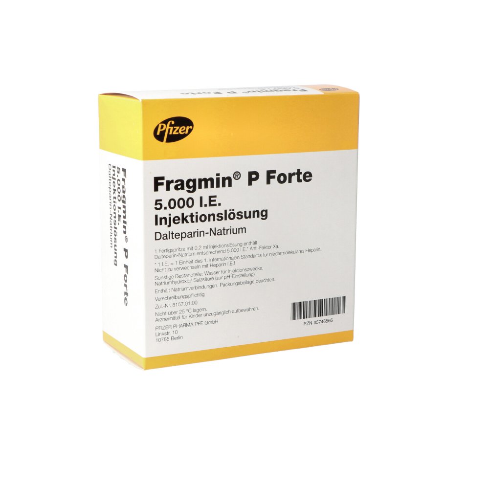 Fragmin 5.000 I.E. P Forte Inj.L.I.E.Fs.M.Sich-Sy. (20 stk)