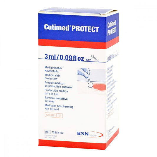 Das Produktfoto zeigt Cutimed Protect Applikator (5X3 ml) PZN 05749085