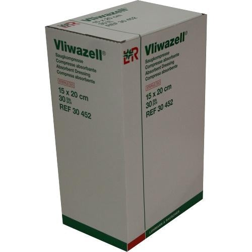 Vliwazell Saugkompressen Steril 15x20 Cm (30 stk)
